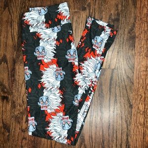 Disney Unicorn Cruella De Vil villain leggings